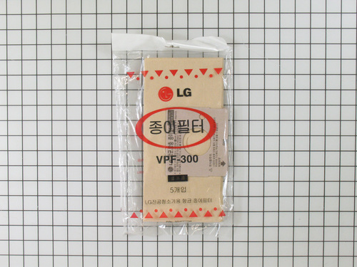 Image of LG 5231FI3779A Vacuum Filter Bag, 5-Pack