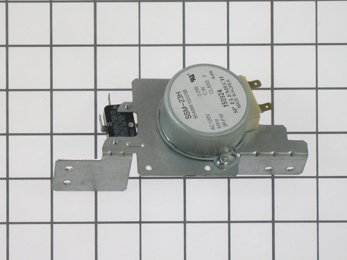 Image of LG 6549W1S025B Range Oven Door Lock Motor and Switch Fan Assembly (AC Synchronous)