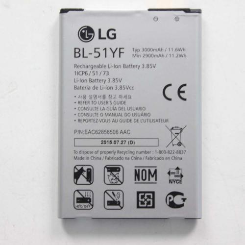 Image of LG EAC62858501 Smartphone LI Lithium Ion Rechargeable Battery