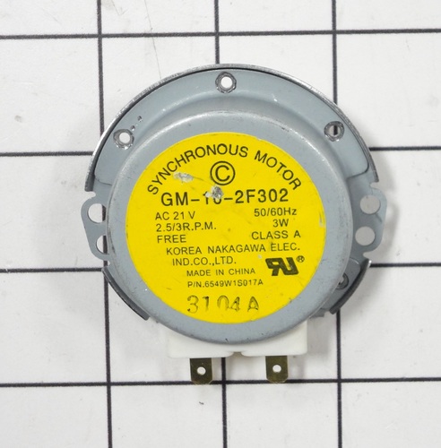 Image of LG 6549W1S017A Microwave AC Synchronous Turntable Motor