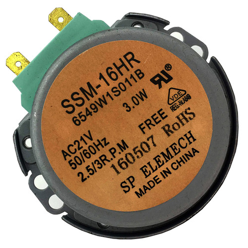 Image of LG 6549W1S011B Microwave Turntable Motor, AC Synchronous